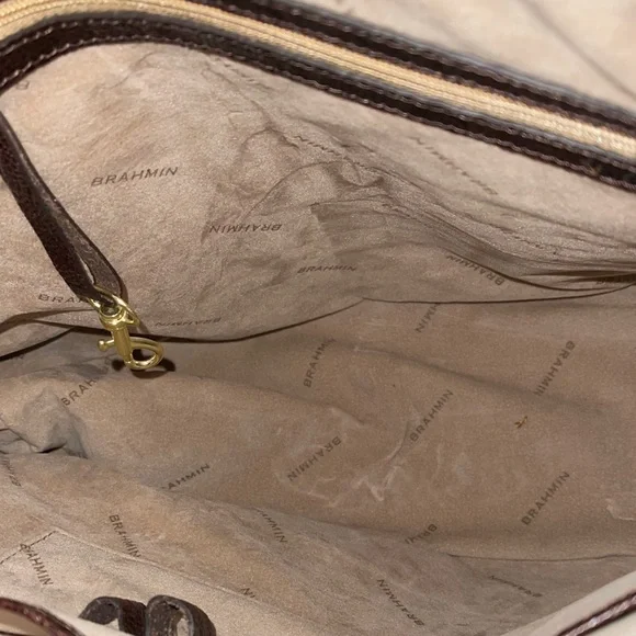 Brahmin leather bag with dust bag and care card - Picture 3 of 9